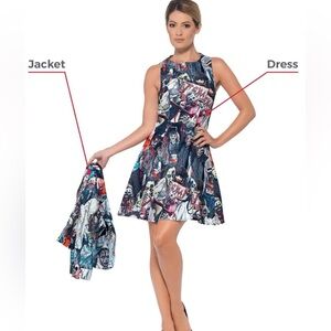 Smiffy’s Zombie Night of the Walking Dead Dress and Jacket - Size Large